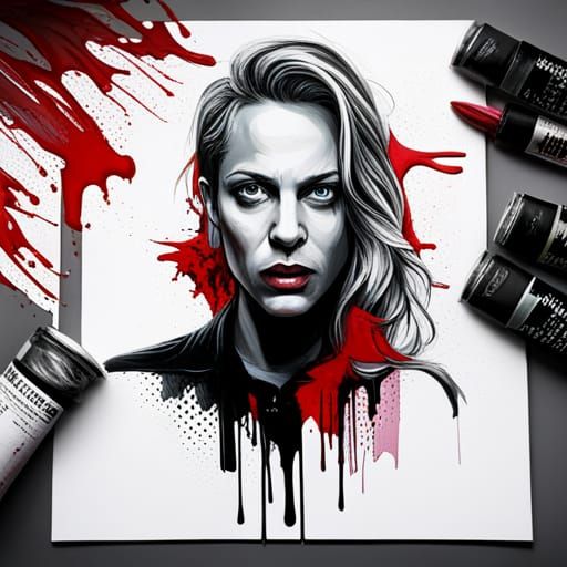 Graffiti Art with Polychromatic Palette