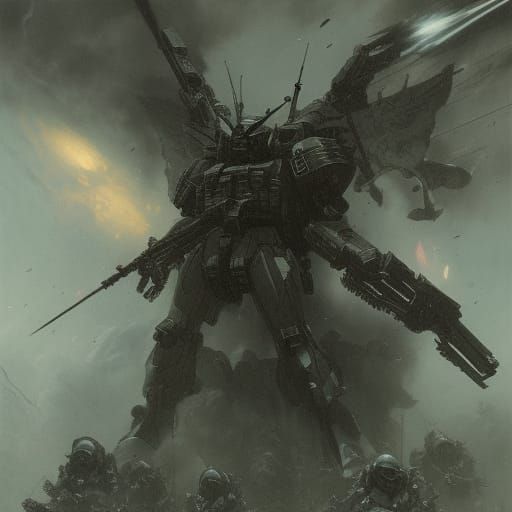 Zaku Mobile Suit Warfare: Horror Aesthetic