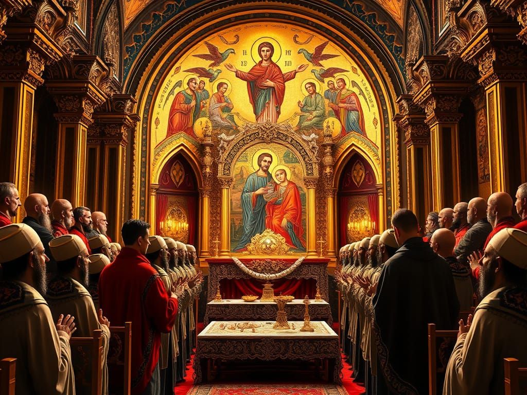 Orthodox Iconography in a Futuristic, Sci-Fi Setting