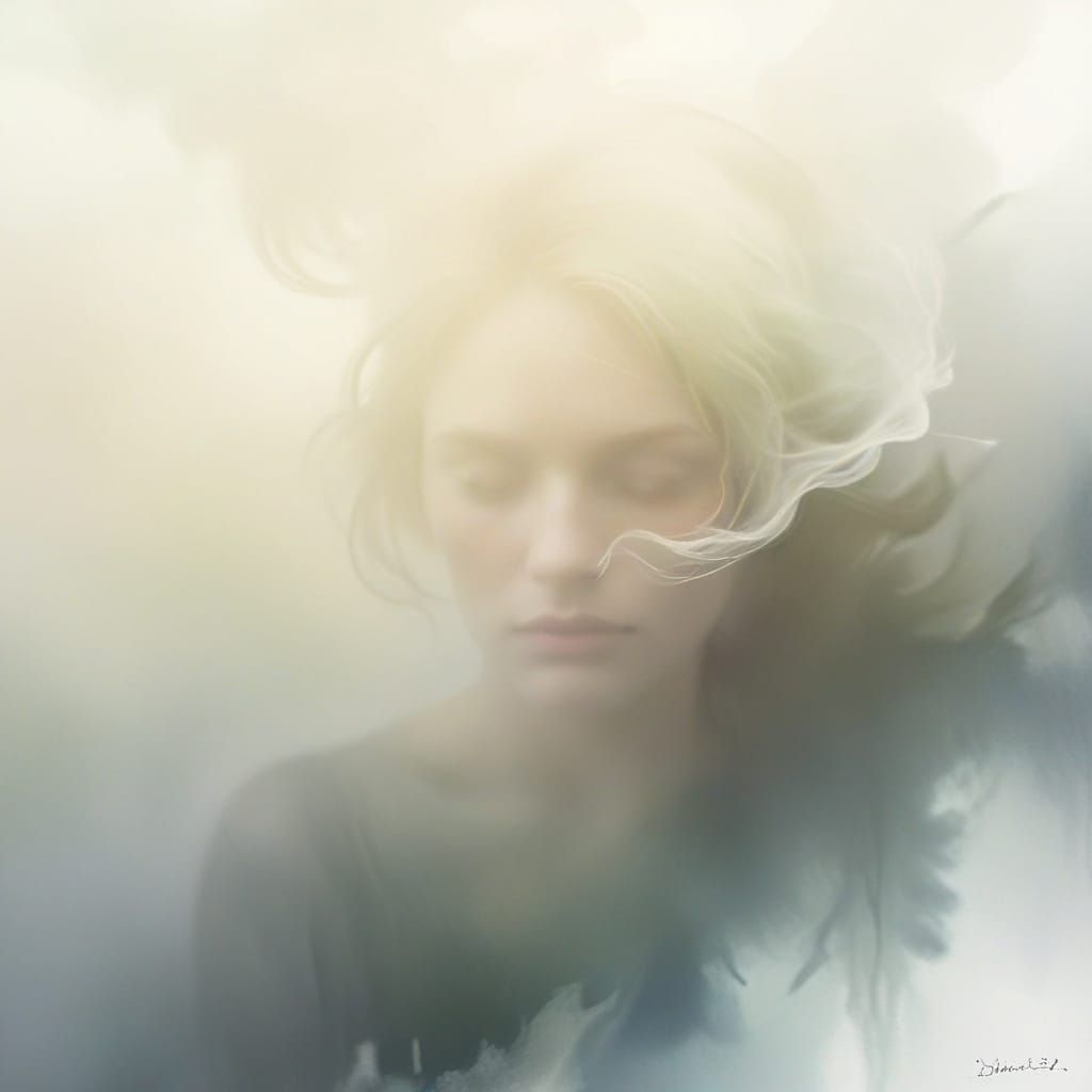 Ethereal Portrait of a Desert Storm Soldier