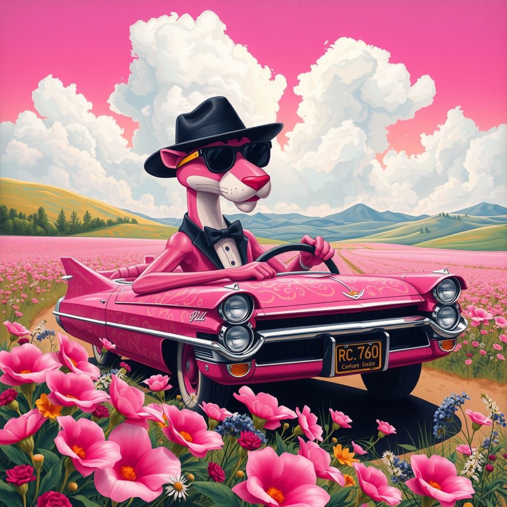 Road Trip with the Pink Panther