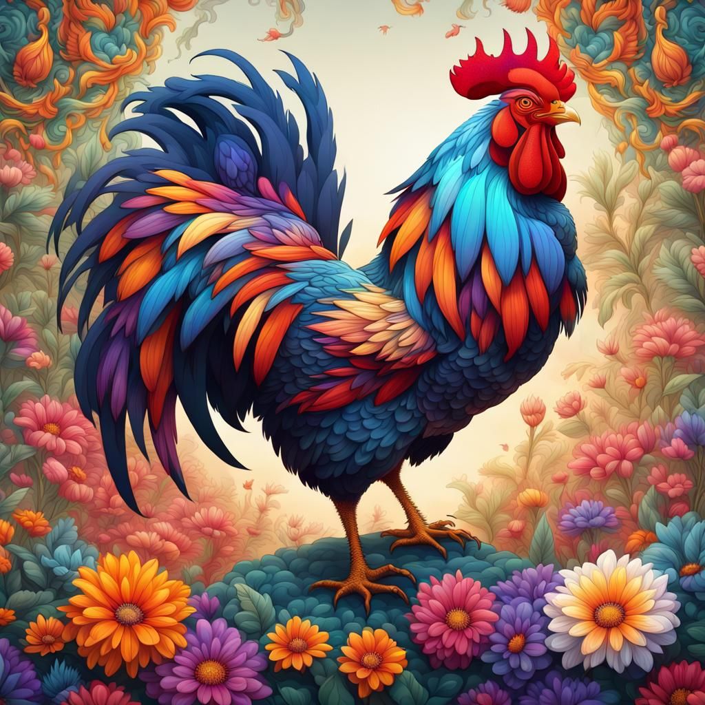 Flashy Rooster