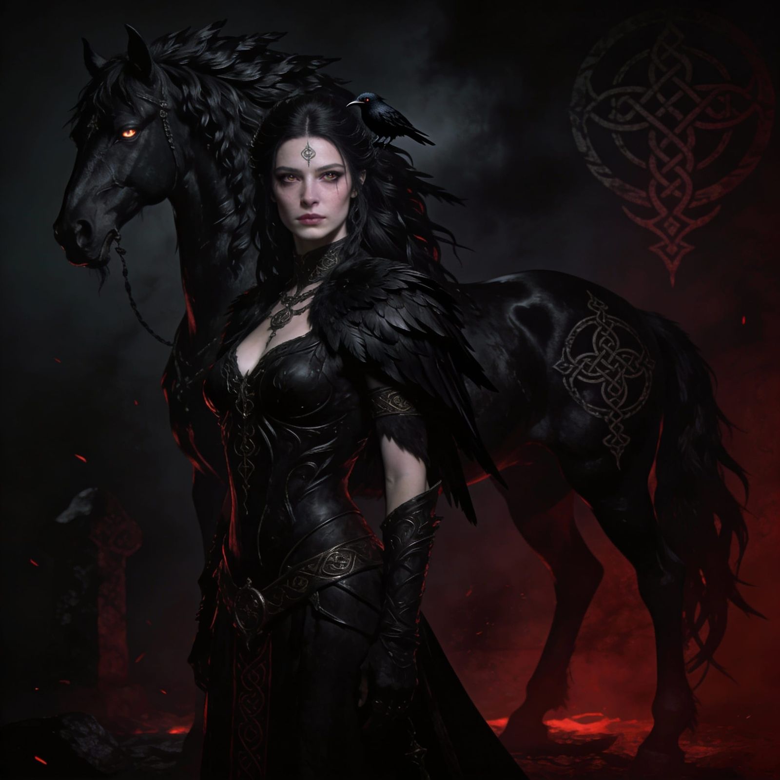 Celtic Goddess of Fate, Death, and Sovereignty