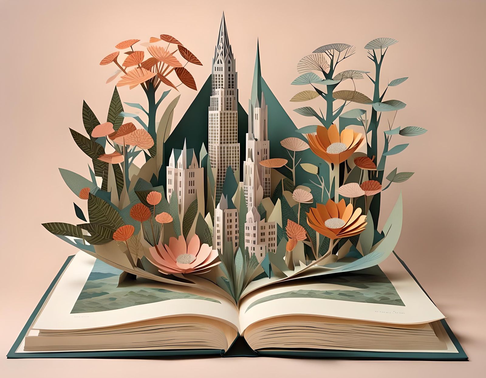 Impossible Pop-Up Book: 3D Paper Sculpture Collage