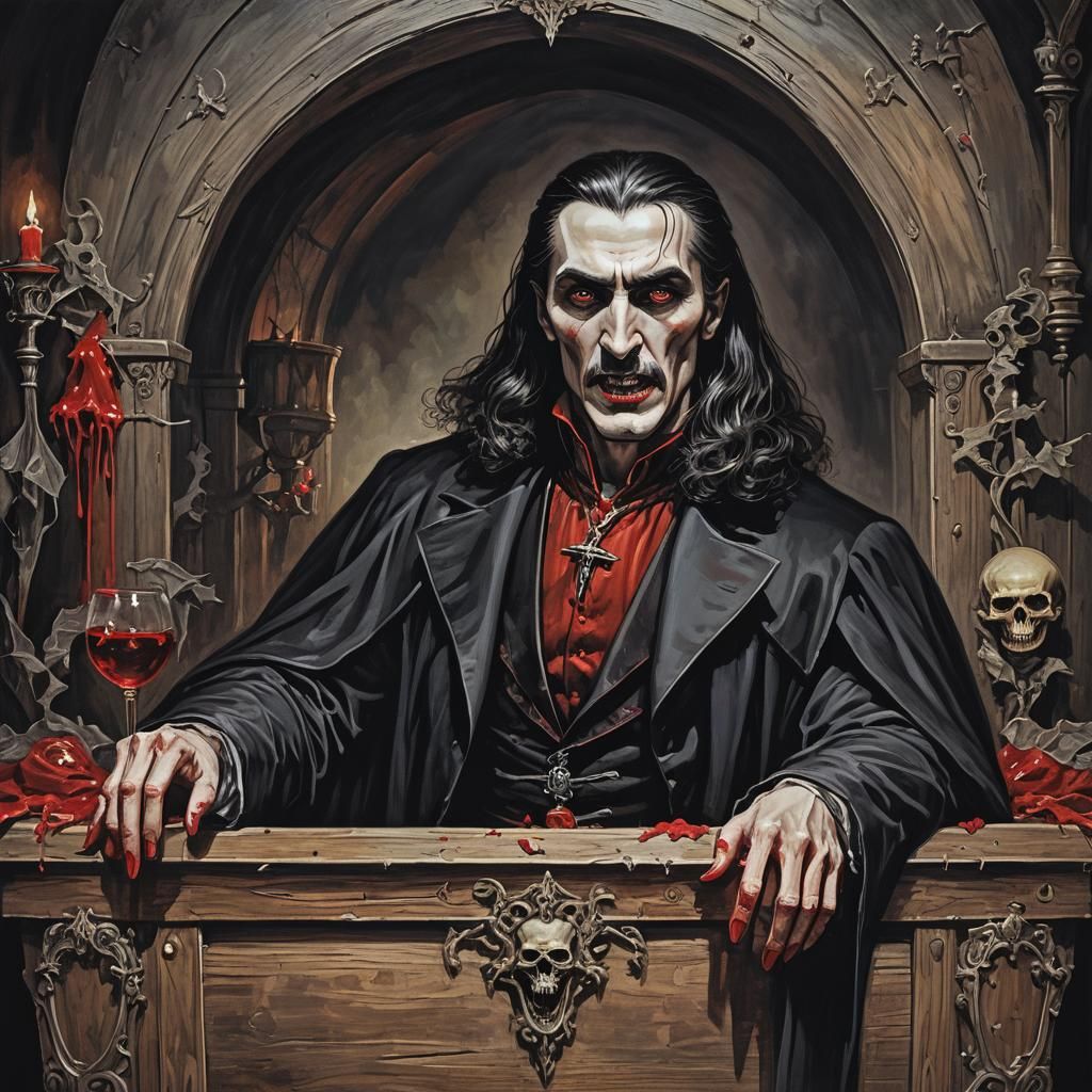 Vlad Dracula Awakens: A Vampire's Thirst