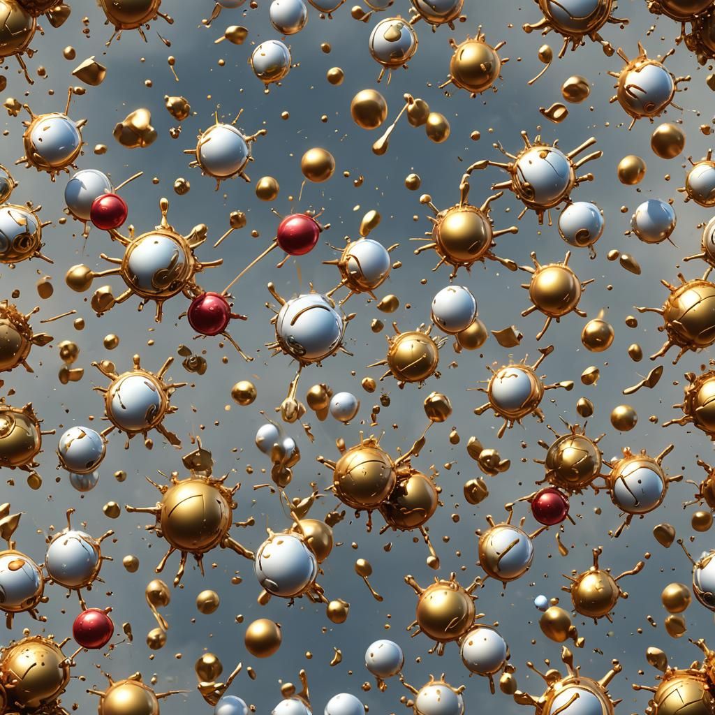 Explosive Joy: A Splendid Splash Art Masterpiece