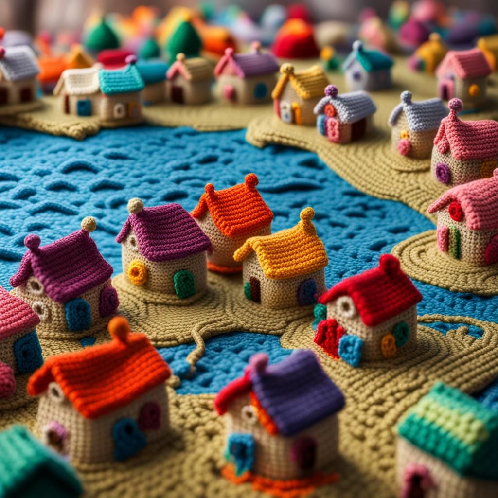 Stitched Together: The Crochet Village