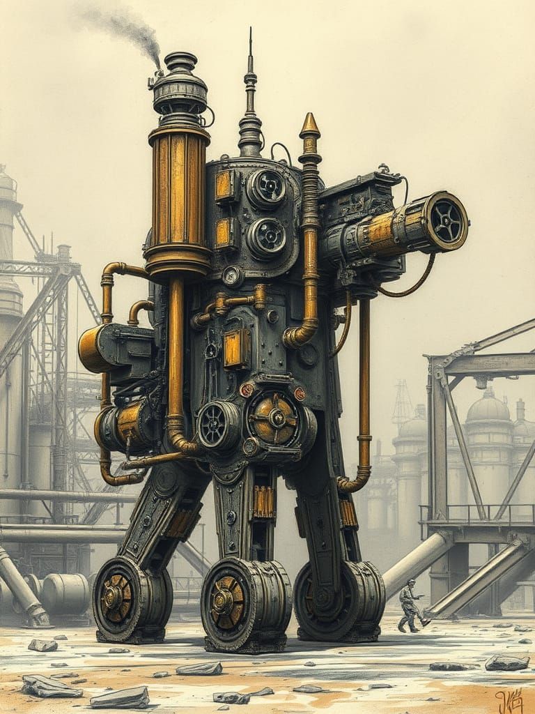 Steampunk cannon