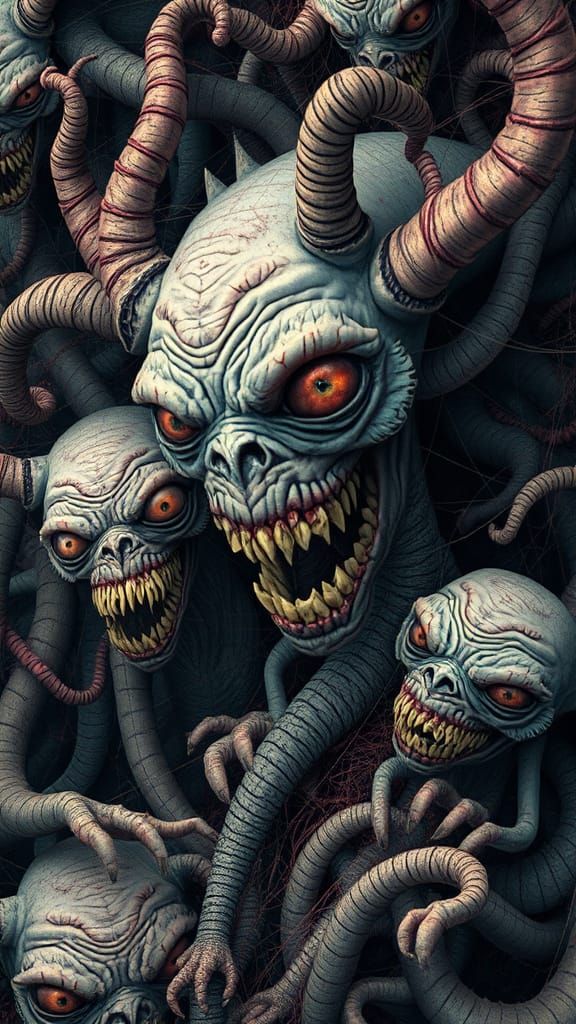 Distorted Fairytale Creatures in a Twisted, Surreal World