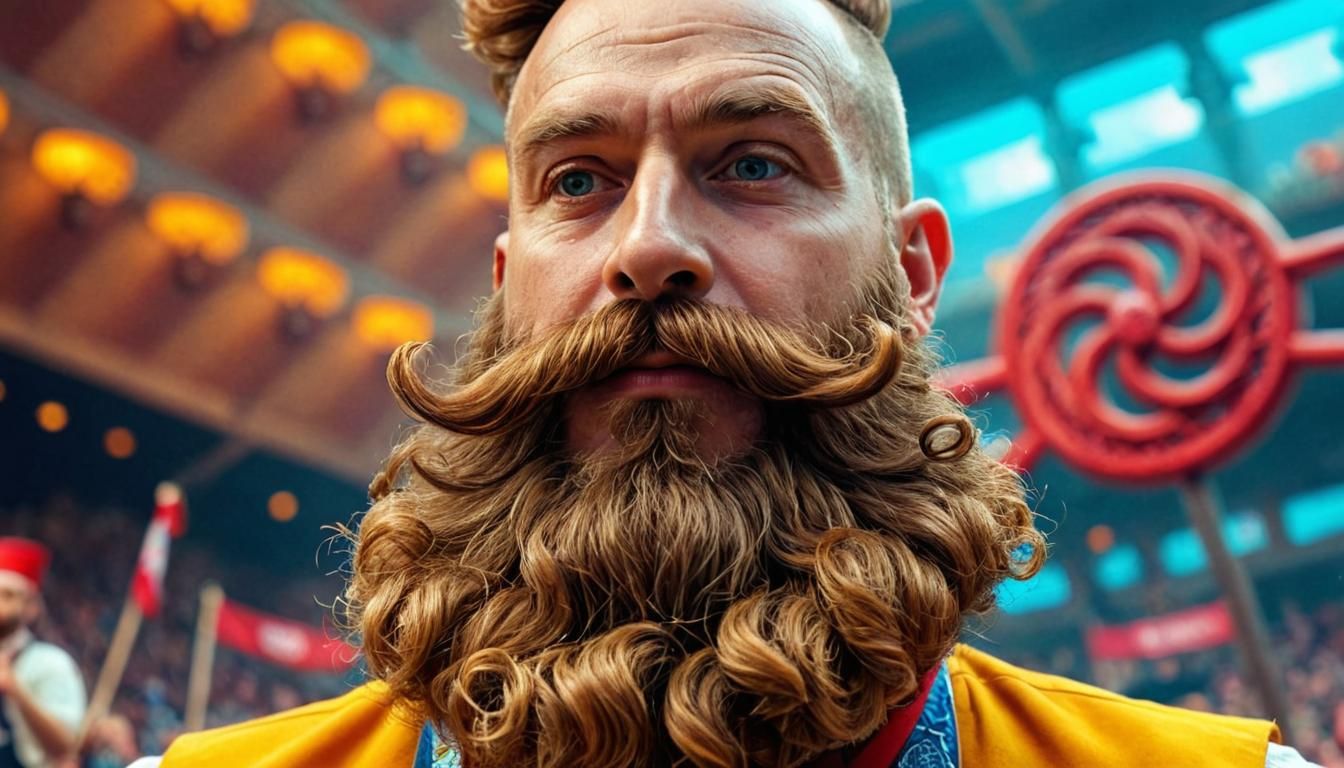 World Beard Olympics: Intricate Bavarian Portrait