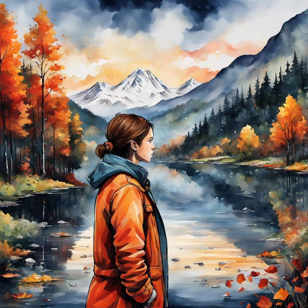 The Silence Between in Ethereal Watercolor