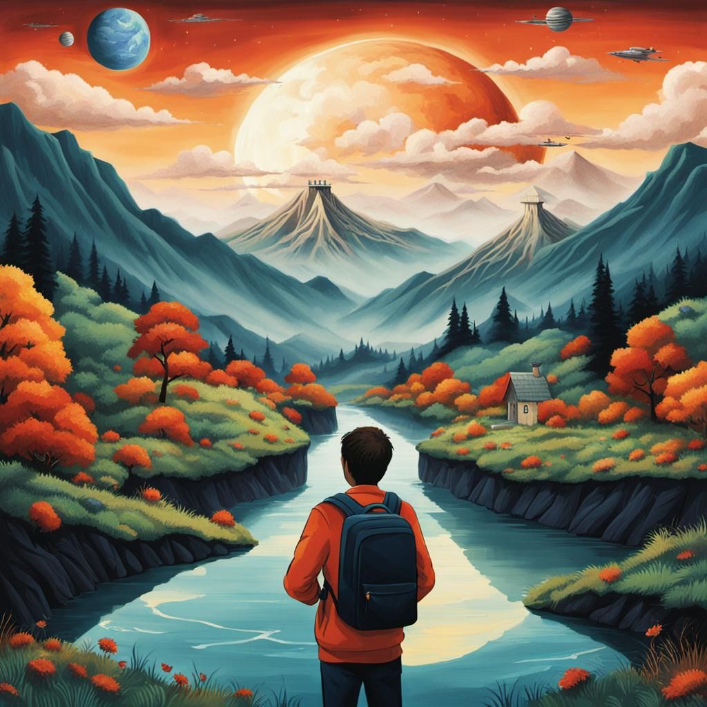 Abstract Internet Network Illustration