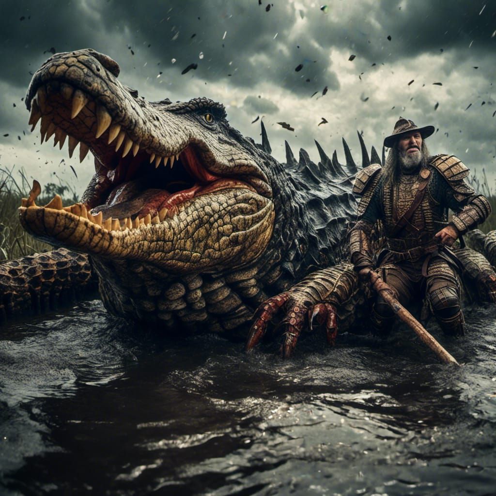 Alligator vs Crocodile: Everglades Wrestling Match