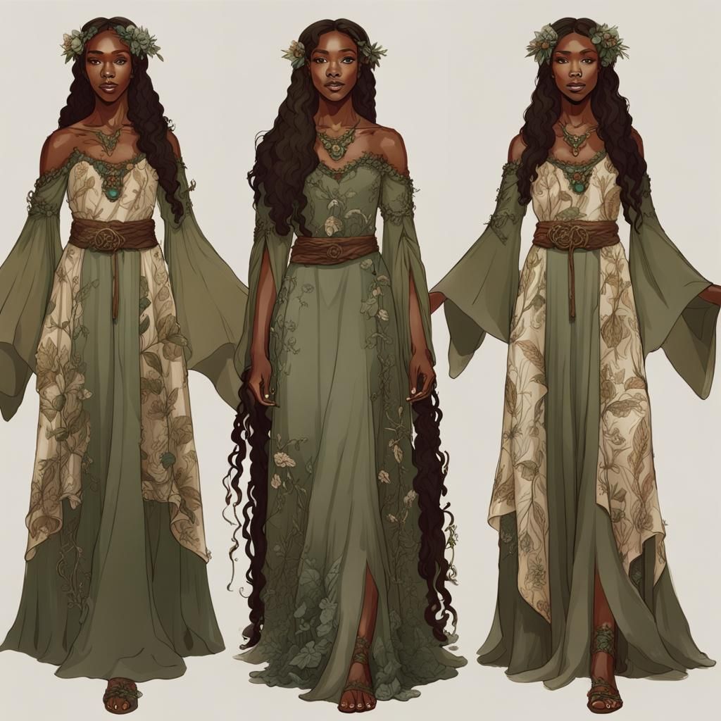 SZA as Mirkwood Elf in Ethereal Fantasy Style