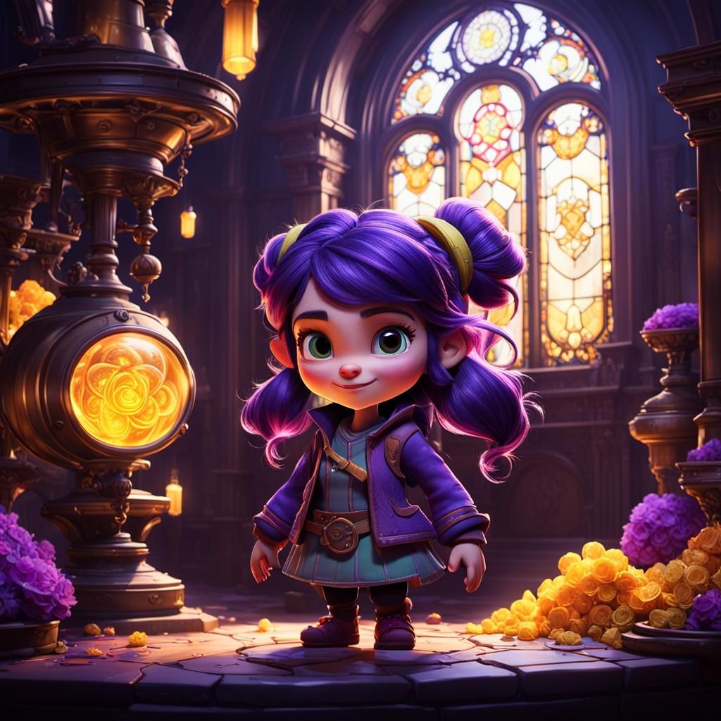 Vanellope von Schweetz: Dark Fantasy Concept Art