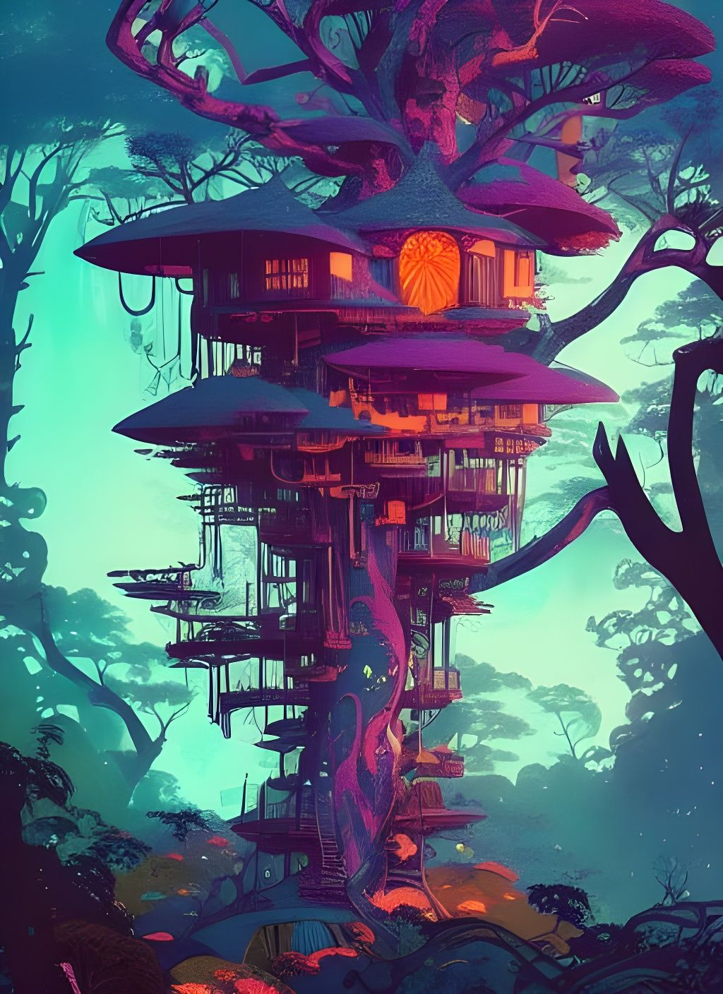 Astral Treehouse: A Magical Masterpiece