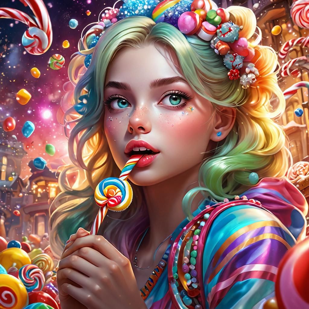 Sugar Fantasy: Girl in a Candy Paradise Comic Art