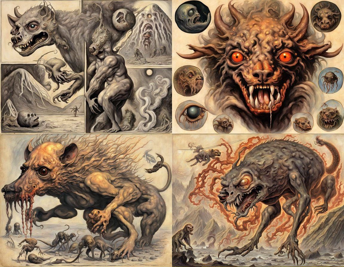 Cyberpunk Homunculus Emerges from Tormented Viking Experimen...