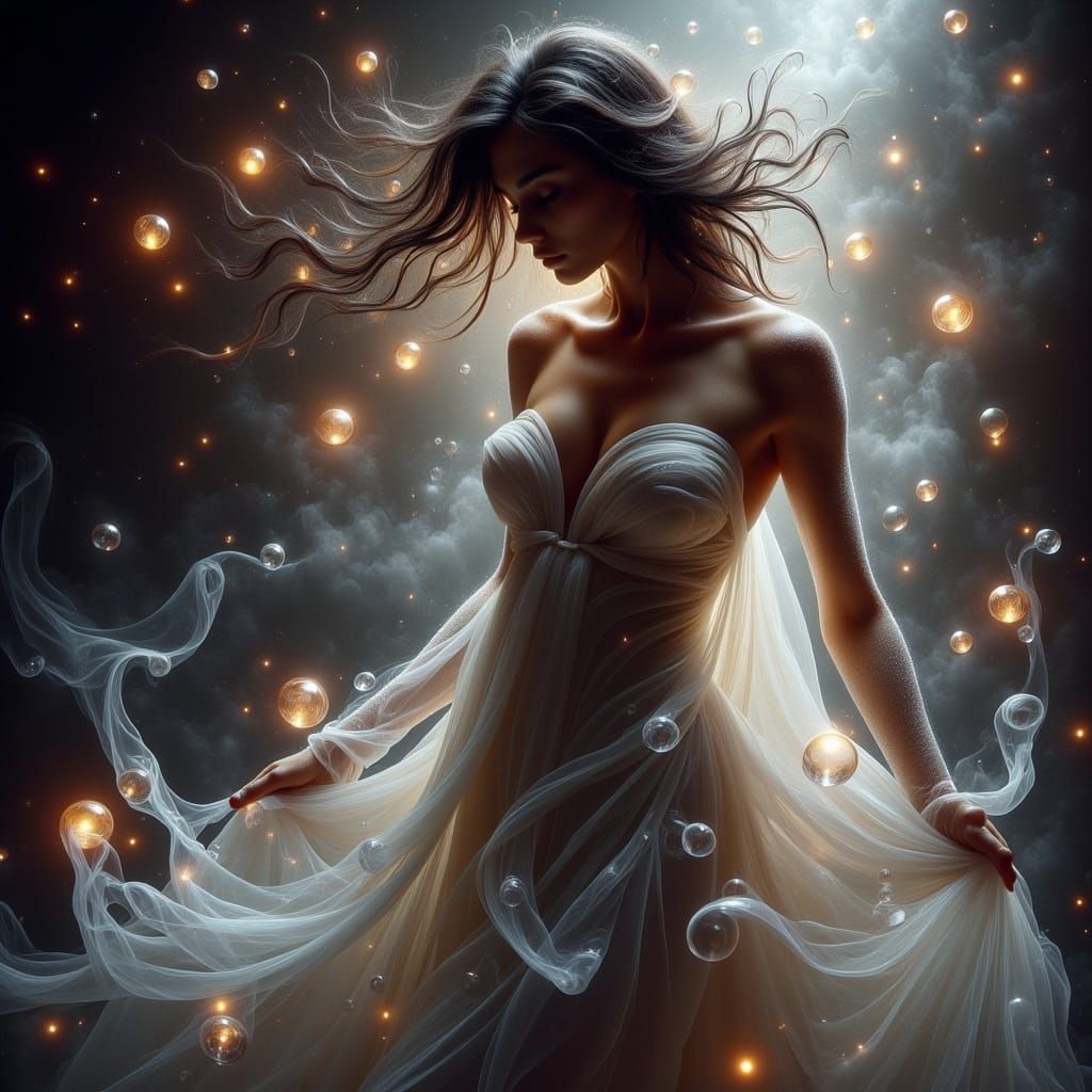 Surreal Beauty in Dark Fantasy Style