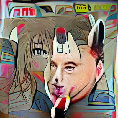 i have a elon musk donkey feet fetish anime pop art