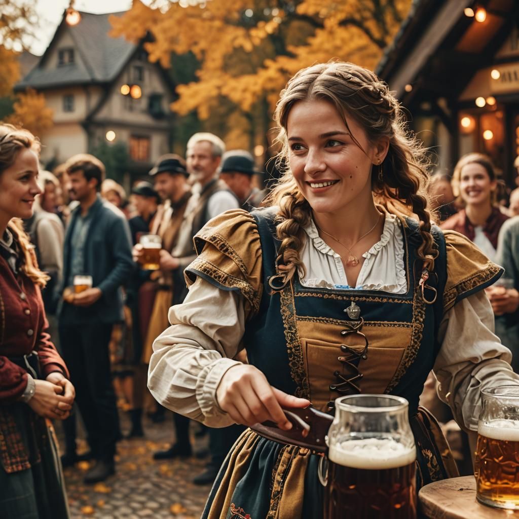 Oktoberfest Celebration in a Beer Stein