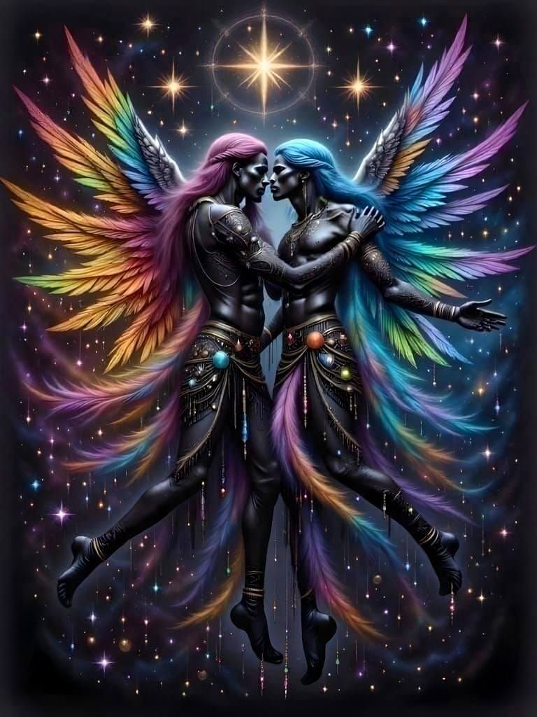 Ethereal Gay Romance in Cosmic Splendor