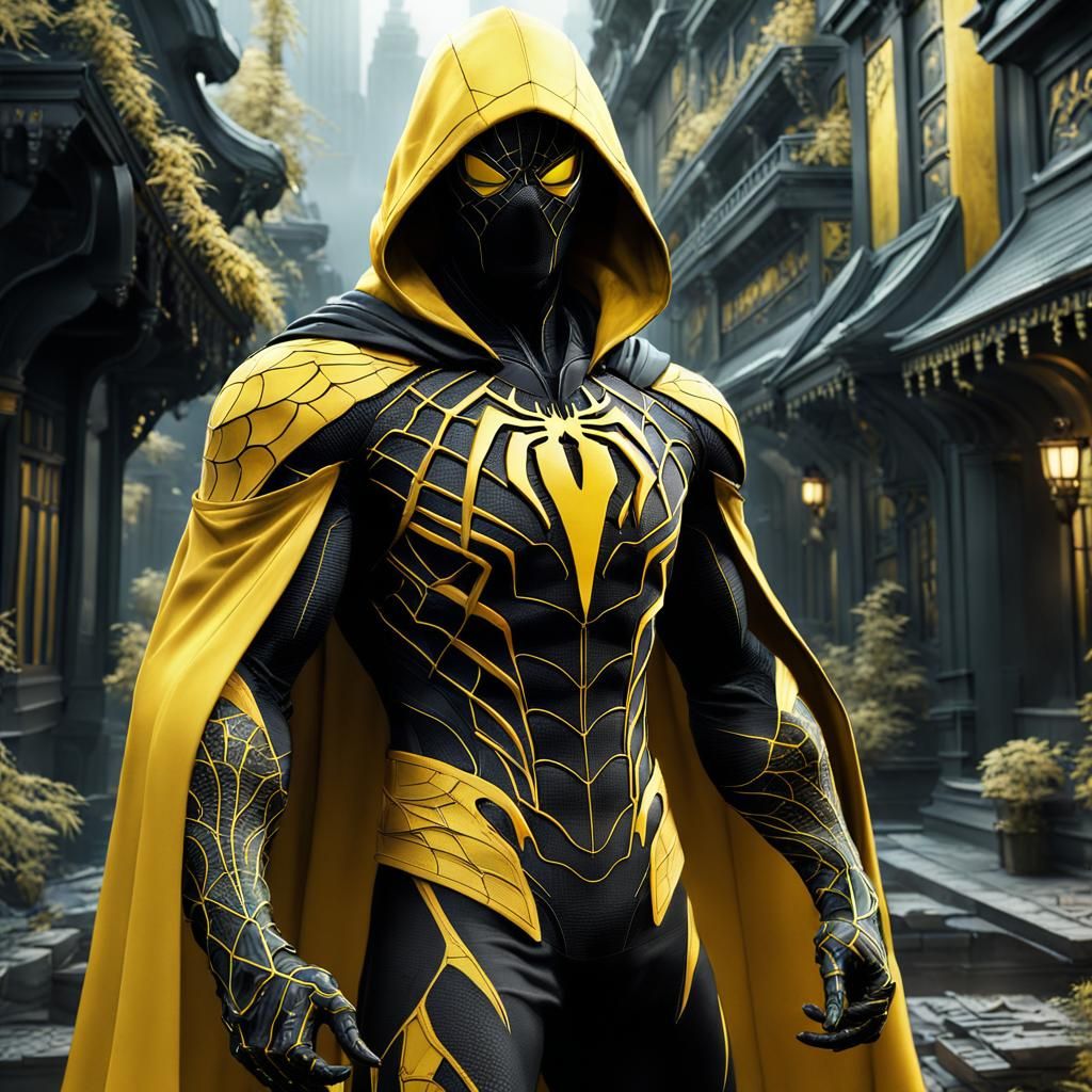 Spiderman Symbiont Suit: Detailed Matte Painting
