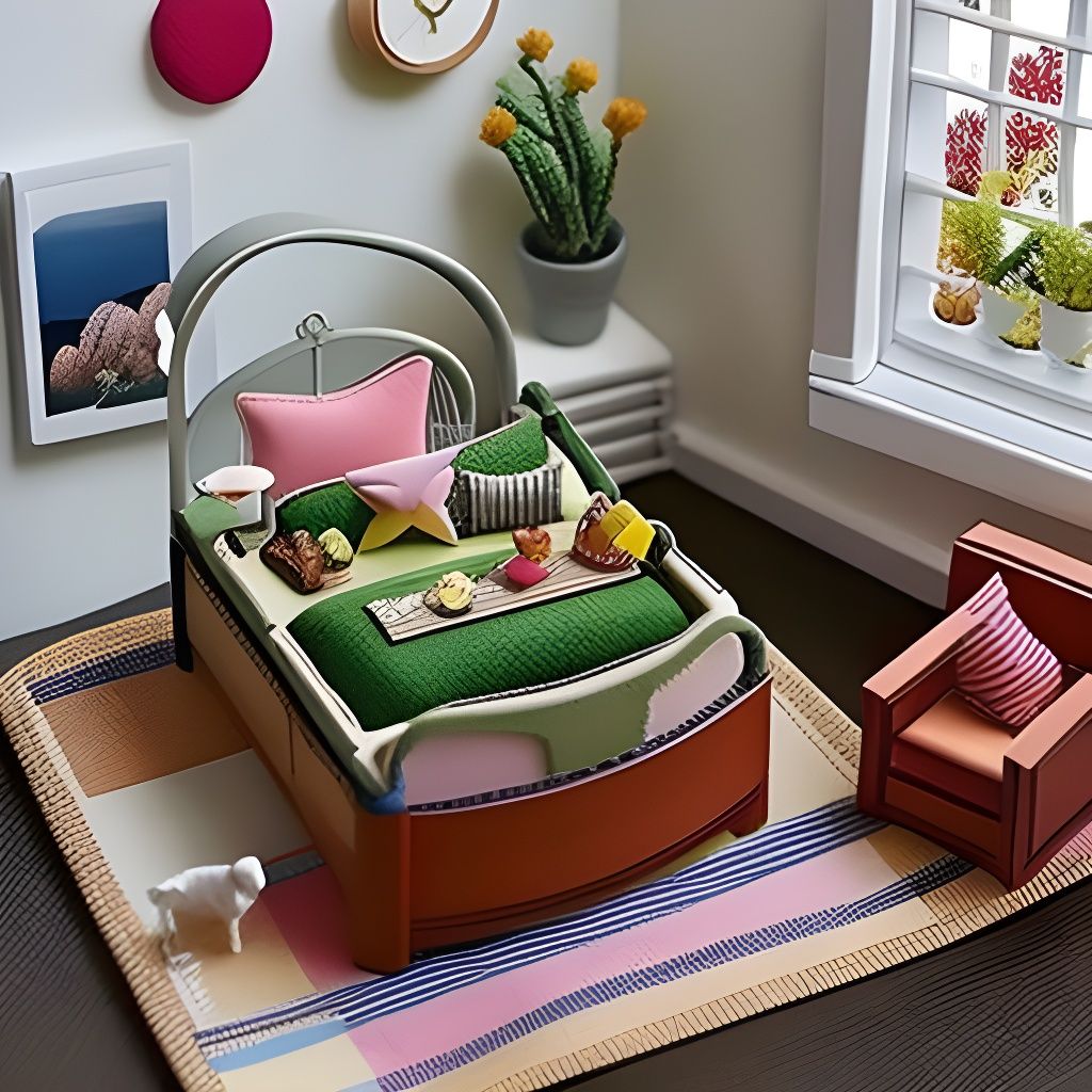 Intricate Dollhouse Scene Filled With Wonder