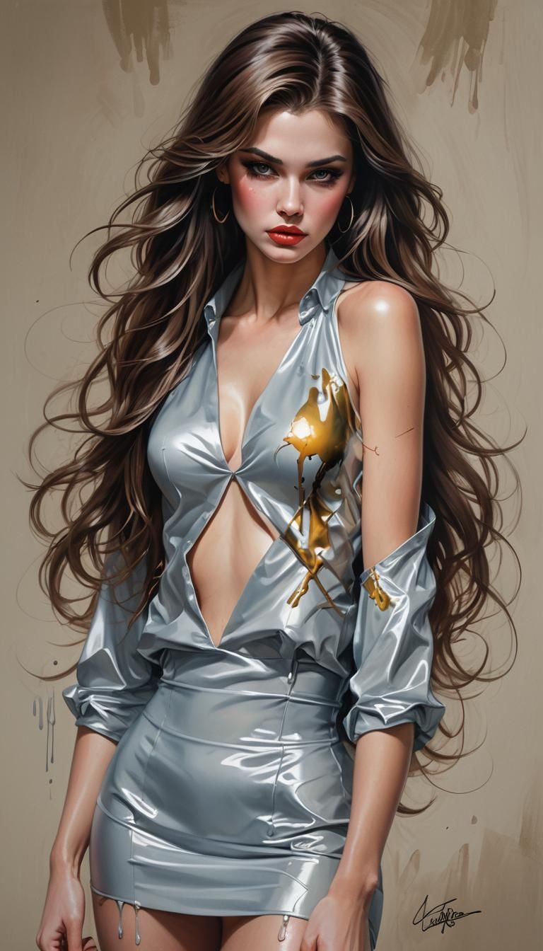 80s Penthouse Pet Portrait in Ultra HD