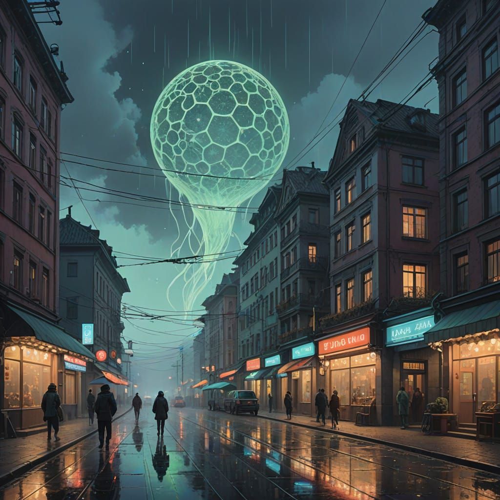 Whimsical Fractal Dreamscapes in Hyperrealistic Fantasy Art