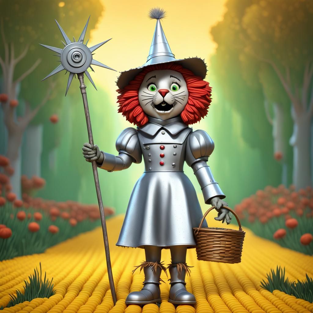 Wizard of Oz Reimagined as 3D Digital Art
