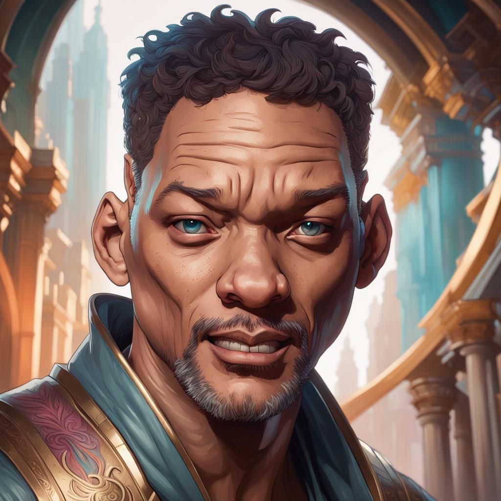 Hyperdetailed Portrait of Will Smith in Unreal Engine 5