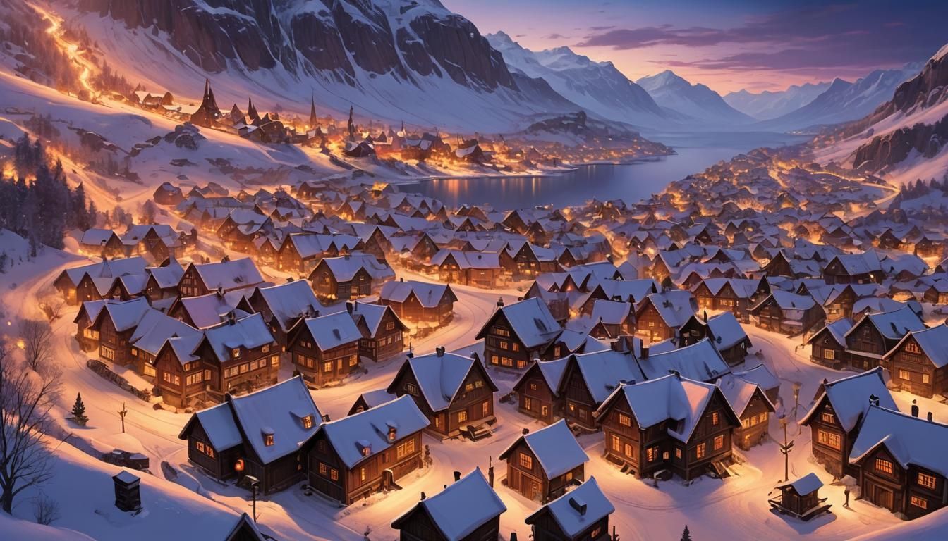 Enchanting Twilight Scene of Zwilicht in Nordthra