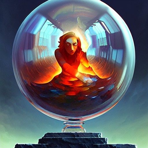 Hell Contained in Crystal Ball: Iridescent Fire
