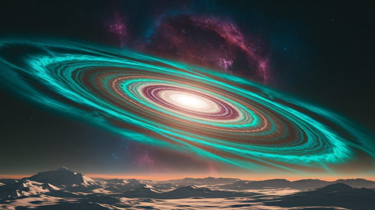 Galactic Jade Abstract Art