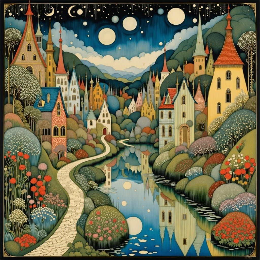 Golden Realm of Whimsy and Wonder