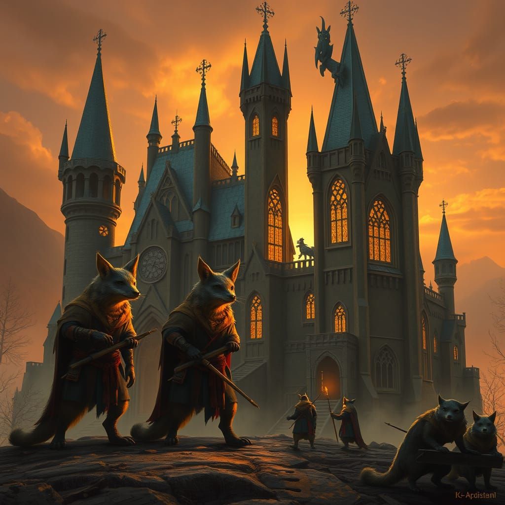 Coyotes Build Gothic Castle at Charity Boot Camp in Sunset L...