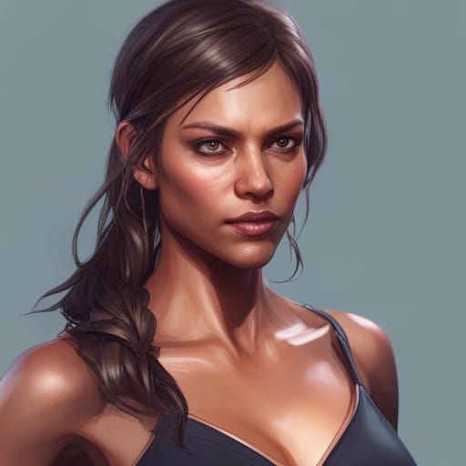 Detailed Portrait of an Attractive Female Teacher