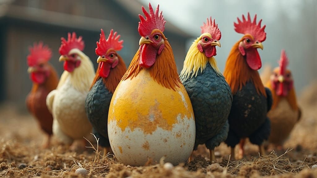 Vibrant Easter Egg Masterpiece by Renowned Artists