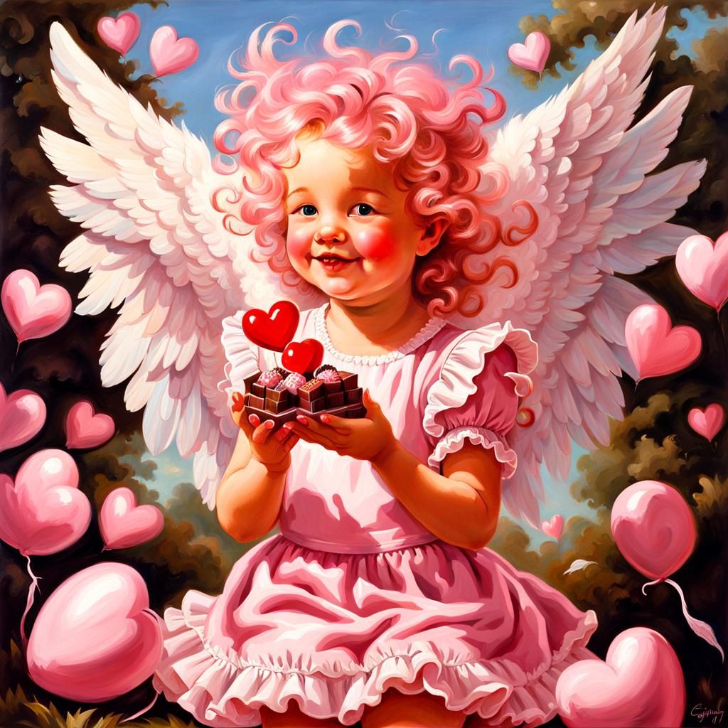 Cupid wishes you a happy St Valentine's Day