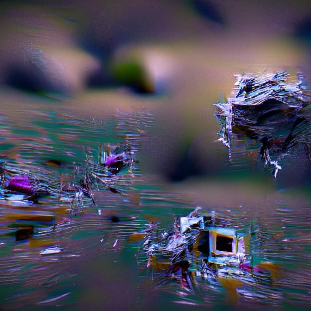 Solitary Figure in Desolate Landscape