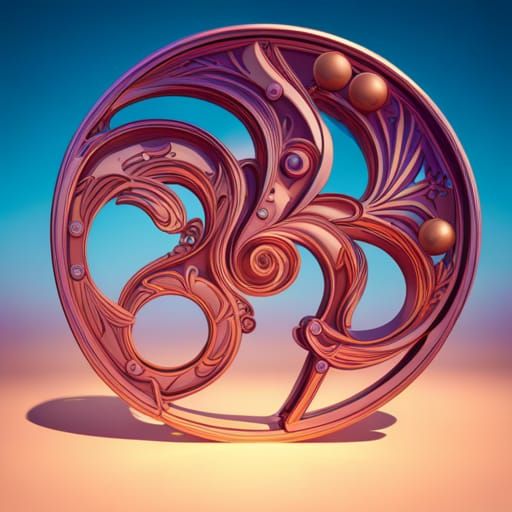 Aries Zodiac Symbol with Louis Vuitton Background