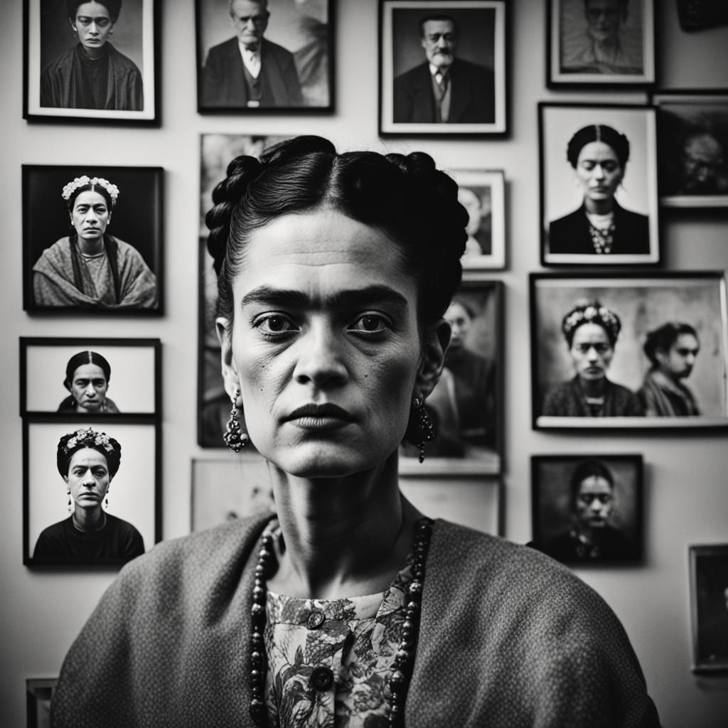 Gallery Wall of Hyperrealistic Portraits