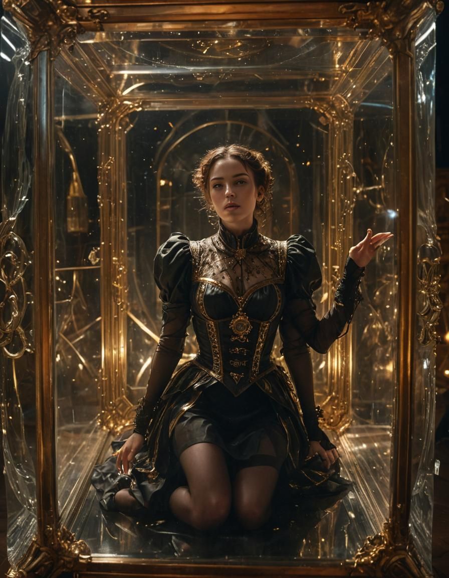 Trapped in a crystal box