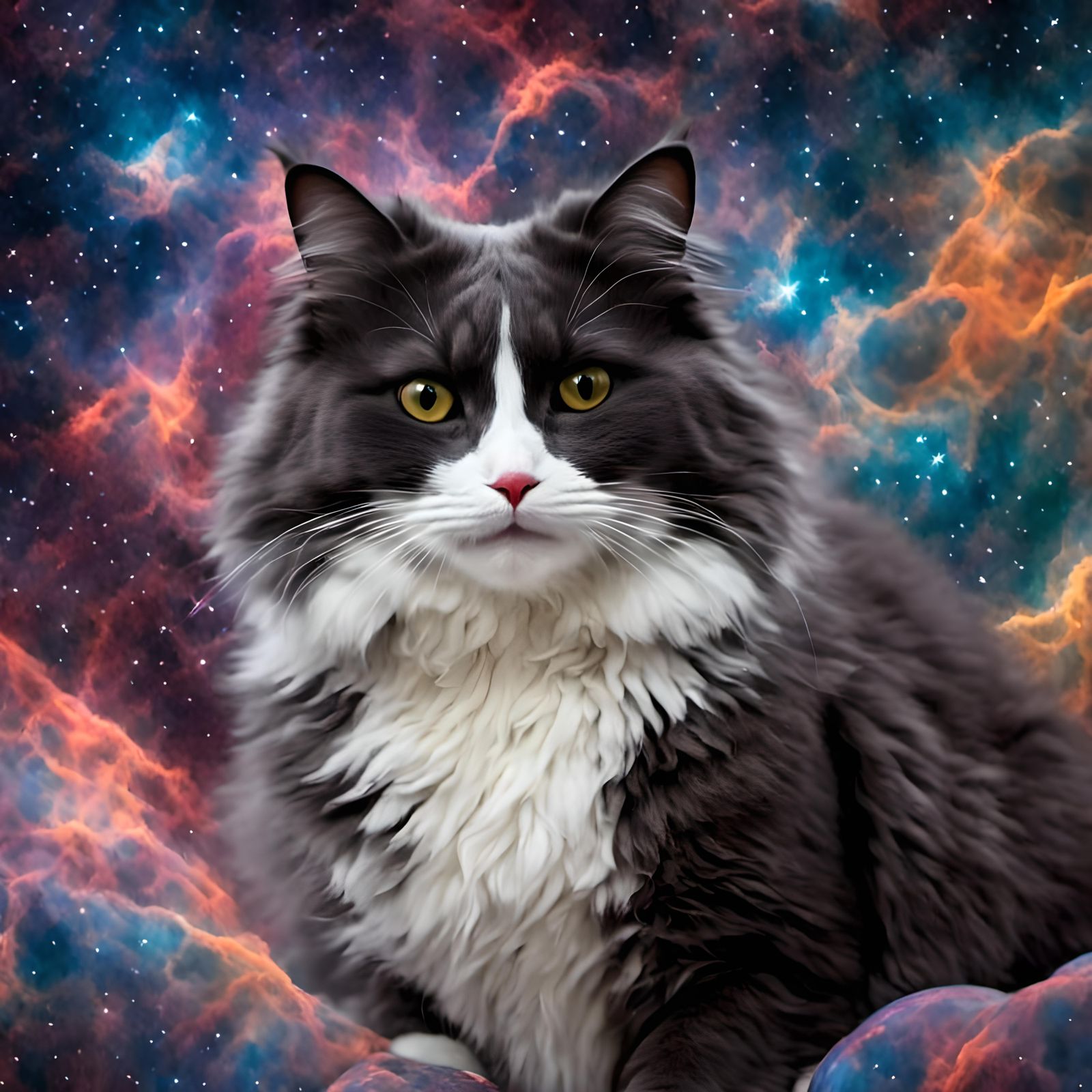 Goji in Outer Space Amidst Constellations