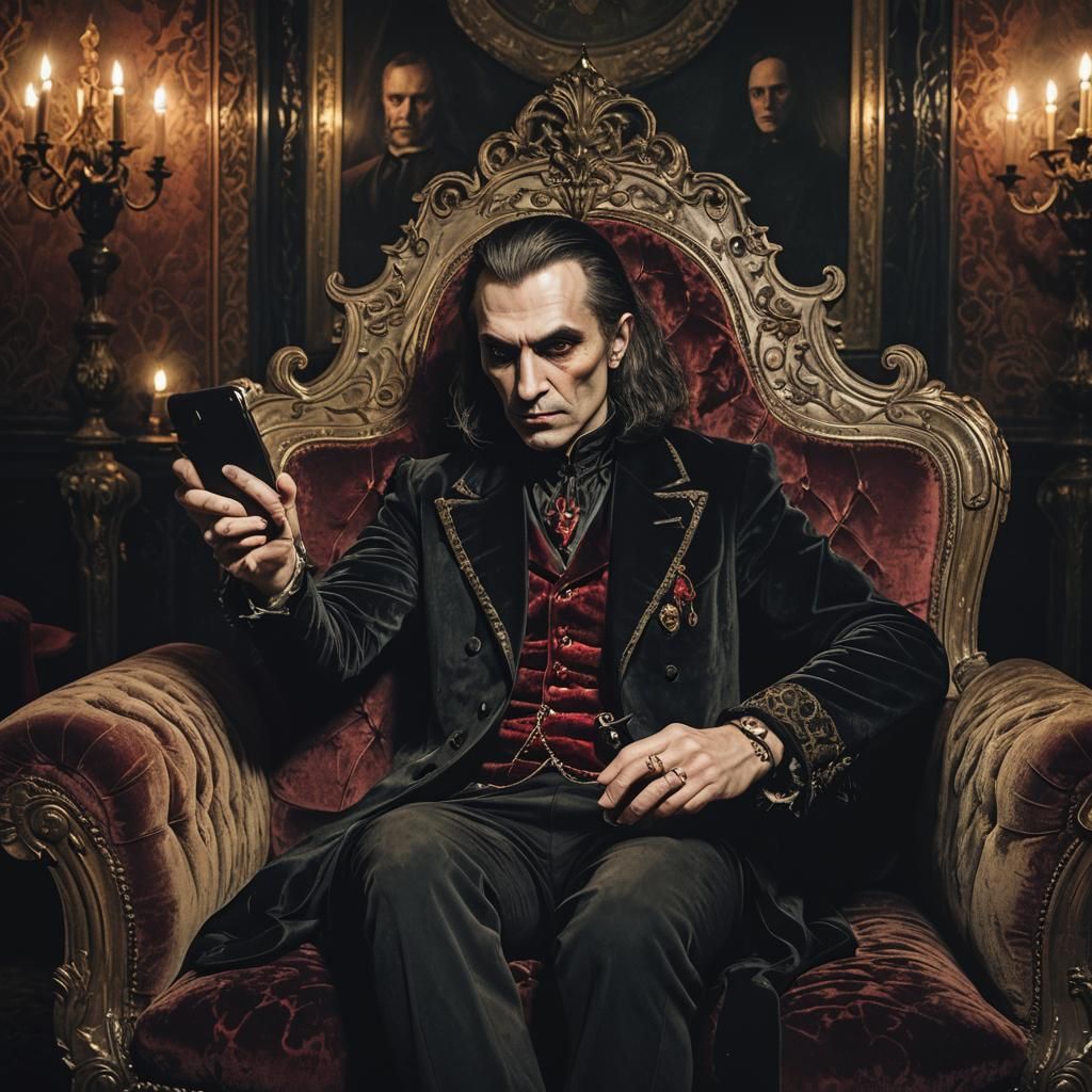 Vampire Selfie: Gothic Horror in Old Master Style
