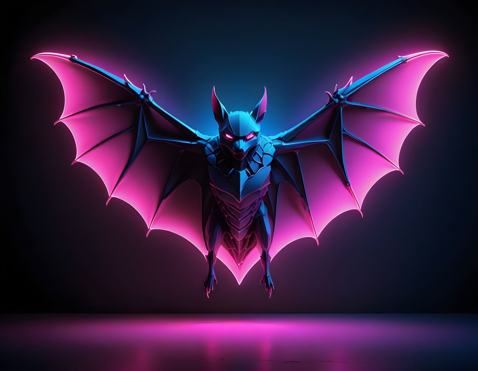 Neon Yellow Bat Icon