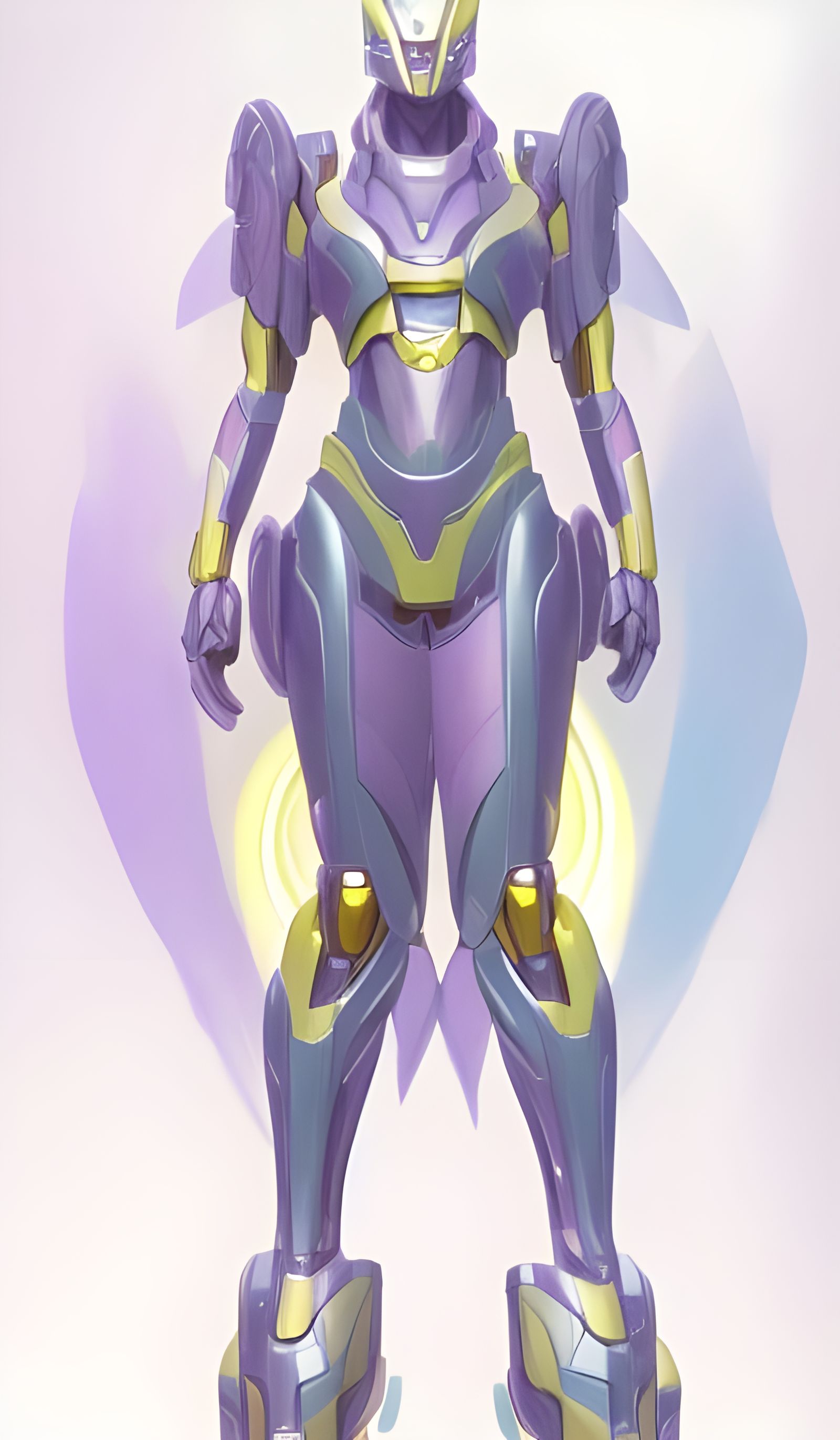 Female Autobot Transformer Concept Art Portrait