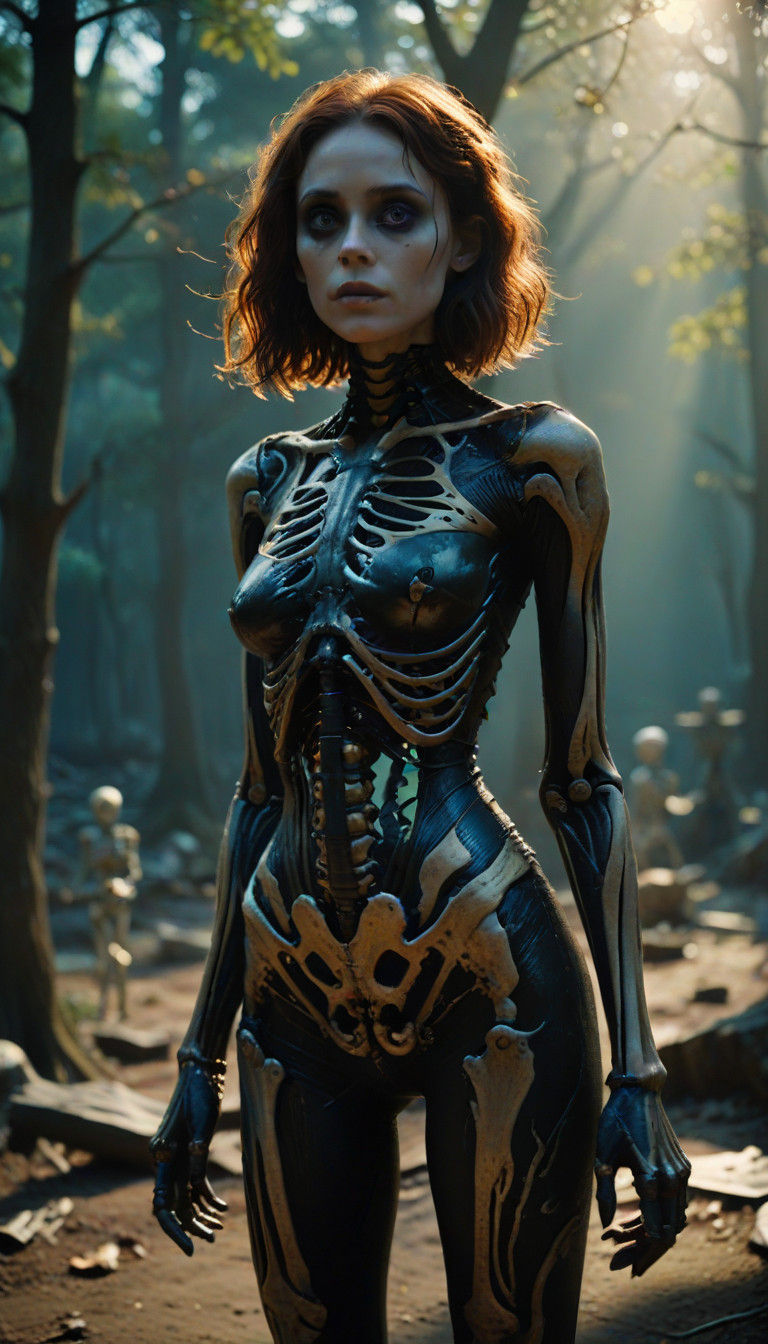 Moody Cinematic Portrait in a 35mm Film Aesthetic