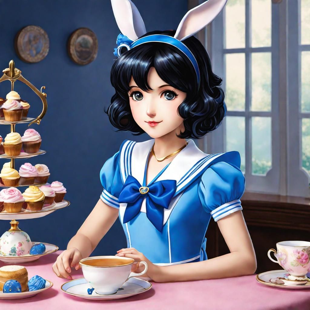 Sailor Mercury Moon Tea Party